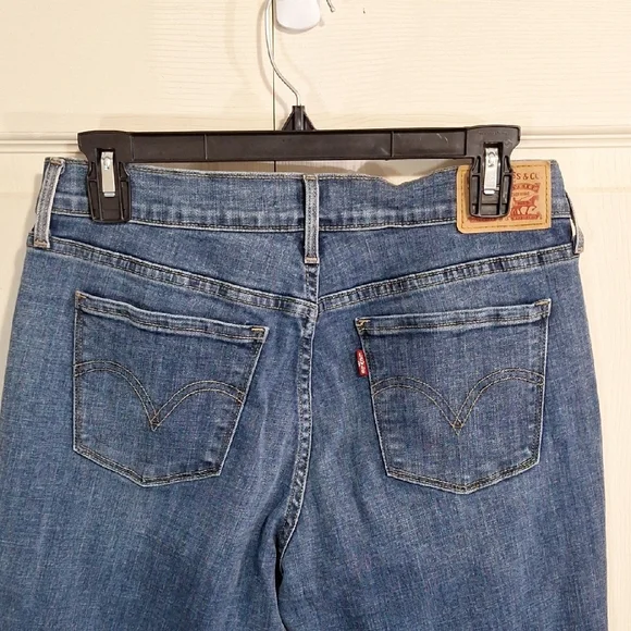 Levis "505" Straight Leg 5 Pocket Denim Blue Jeans - 29x30 - Picture 4 of 8